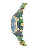 Versace Icon Active Chronograph Blue Dial Green Rubber Strap Watch For Men - VEZ701322 Buy Now By Versace