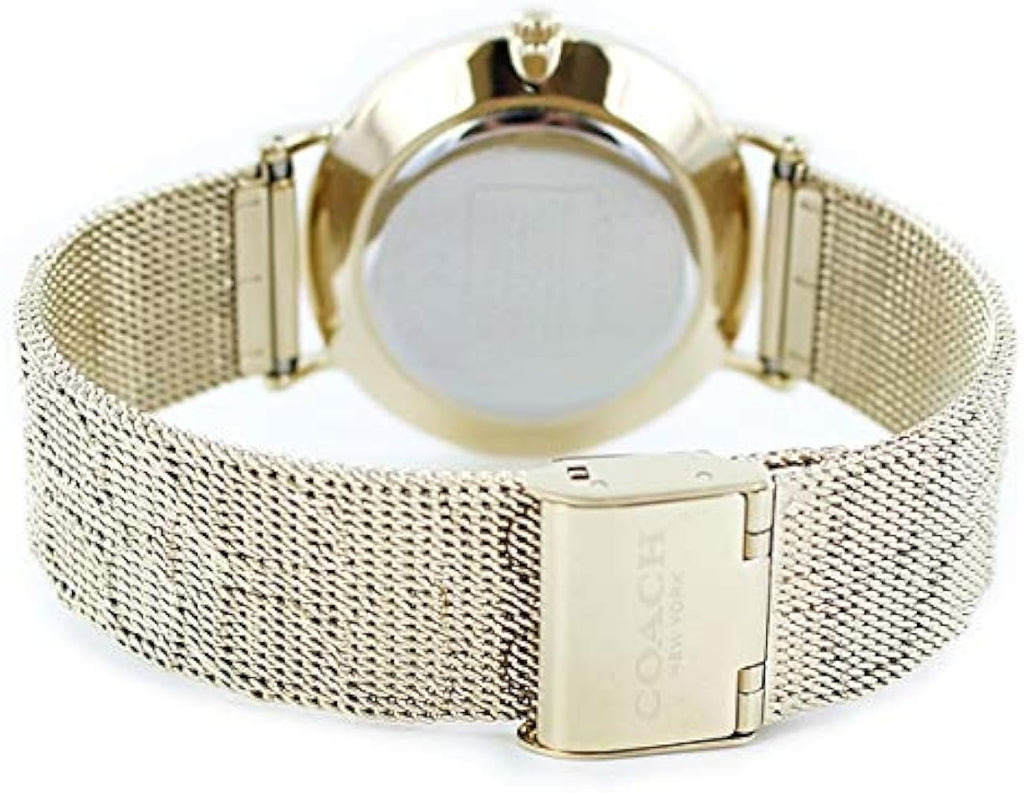 Coach Perry Gold Dial Gold Mesh Bracelet Watch for Women - 14503342 Buy Now By Coach