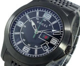 Gucci G Timeless Black Dial Black Steel Strap Watch For Men - YA126202 Buy Now By Gucci