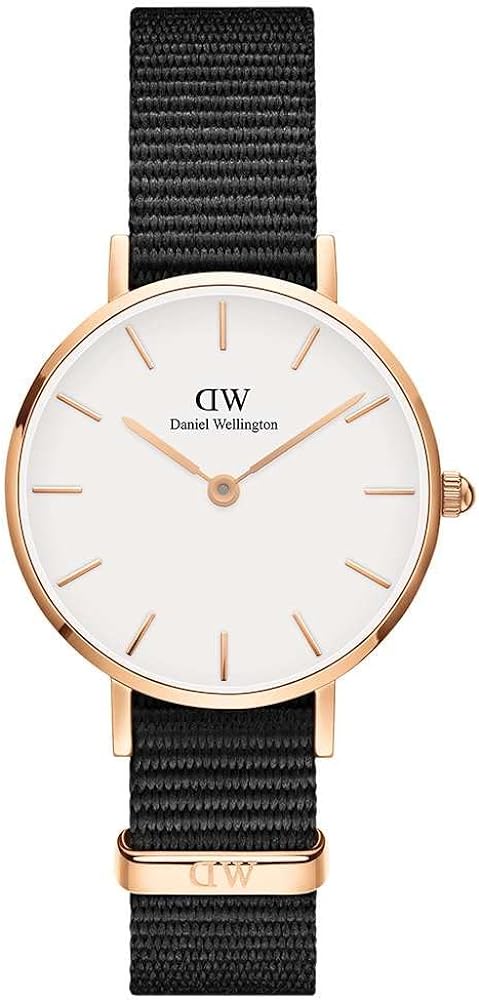 Daniel Wellington Classic Petite Cornwall White Dial Black NATO Strap Watch For Women - DW00100251 Buy Now By Daniel Wellington