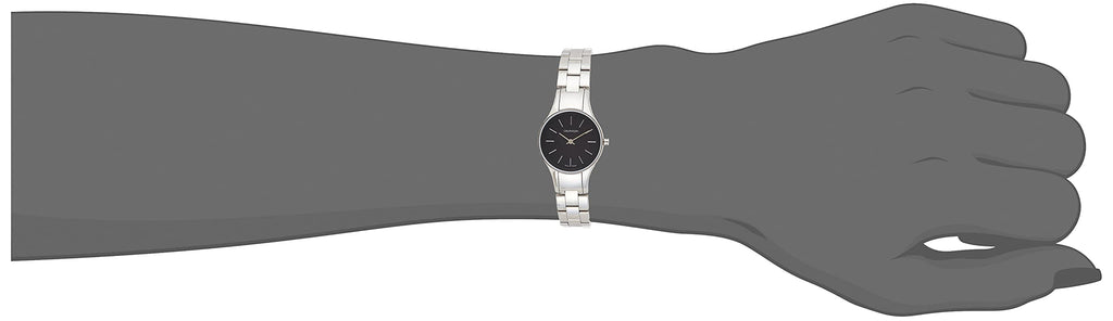 Calvin Klein Simplicity Black Dial Silver Steel Strap Watch for Women - K4323130 Buy Now By Calvin Klein
