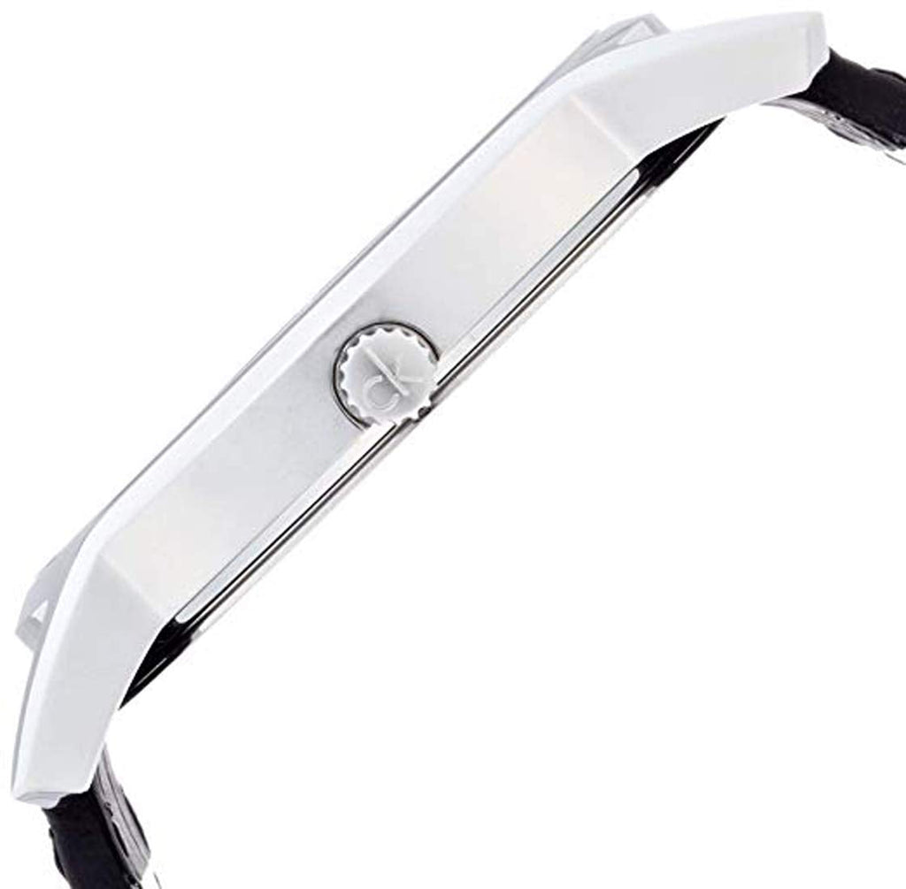 Calvin Klein City Quartz Black Dial Black Leather Strap Watch for Men - K2G2G1C3 Buy Now By Calvin Klein