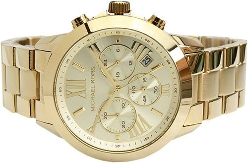 Michael Kors Bradshaw Chronograph Gold Dial Gold Steel Strap Watch For Women - MK5777 Buy Now By Michael Kors