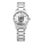 Gucci G Timeless Quartz Silver Dial Silver Steel Strap Watch For Women - YA126595 Buy Now By Gucci