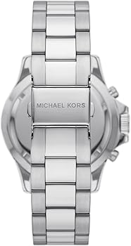 Michael Kors Everest Chronograph Black Dial Silver Steel Strap Watch For Men - MK8977 Buy Now By Michael Kors