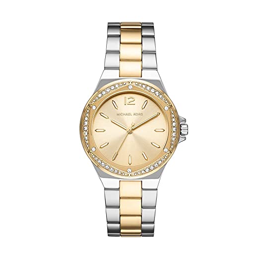Michael Kors Lennox Three-Hand Gold Dial Two Tone Steel Strap Watch For Women - MK6988 Buy Now By Michael Kors