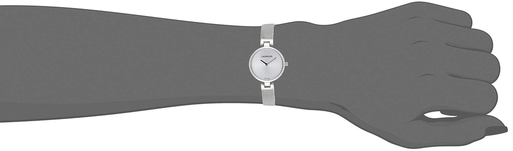 Calvin Klein Authentic White Dial Silver Mesh Bracelet Watch for Women - K8G23126 Buy Now By Calvin Klein