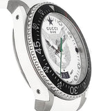Gucci Dive Tiger White Dial White Rubber Strap Watch For Men - YA136329 Buy Now By Gucci