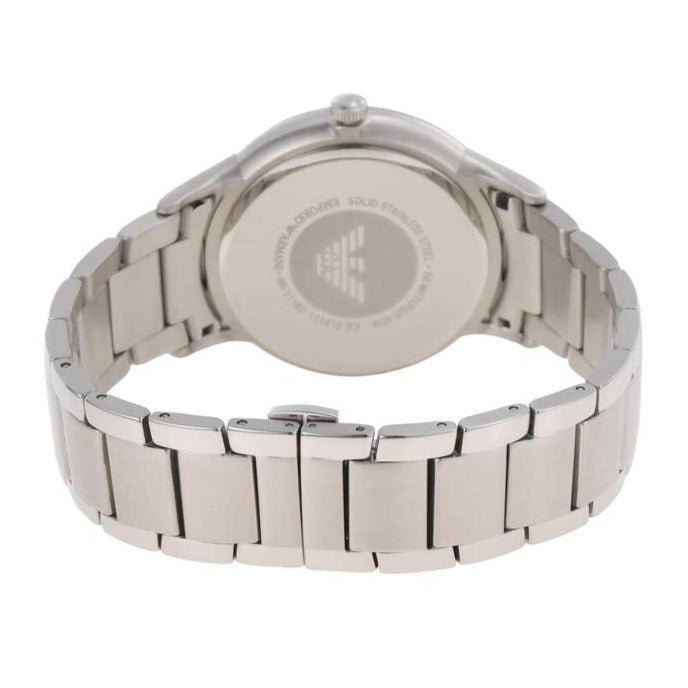 Emporio Armani Renato Quartz Blue Dial Silver Steel Strap Watch For Men - AR11182 Buy Now By Emporio Armani