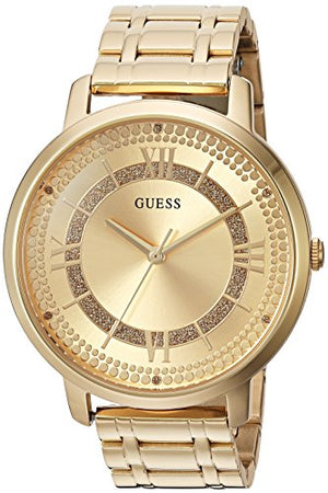 Guess Montauk Gold Dial Gold Steel Strap Watch for Women - W0933L2 Buy Now By Guess