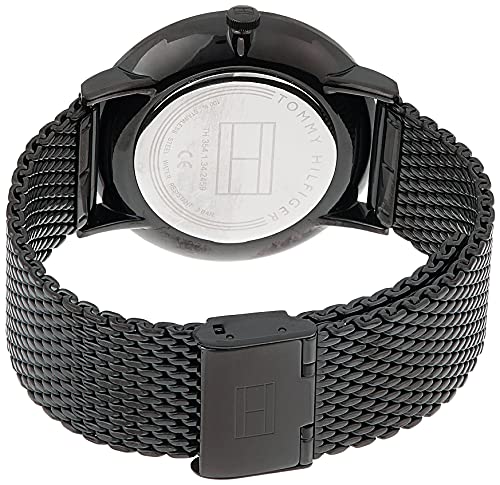 Tommy Hilfiger Brooklyn Black Dial Black Mesh Bracelet Watch for Men - 1791507 Buy Now By Tommy Hilfiger