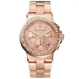 Michael Kors Dylan Rose Gold Rose Gold Steel Strap Watch for Women - MK5586 Buy Now By Michael Kors