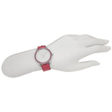 Coach Delancey White Dial Red Leather Strap Watch for Women - 14502879 Buy Now By Coach