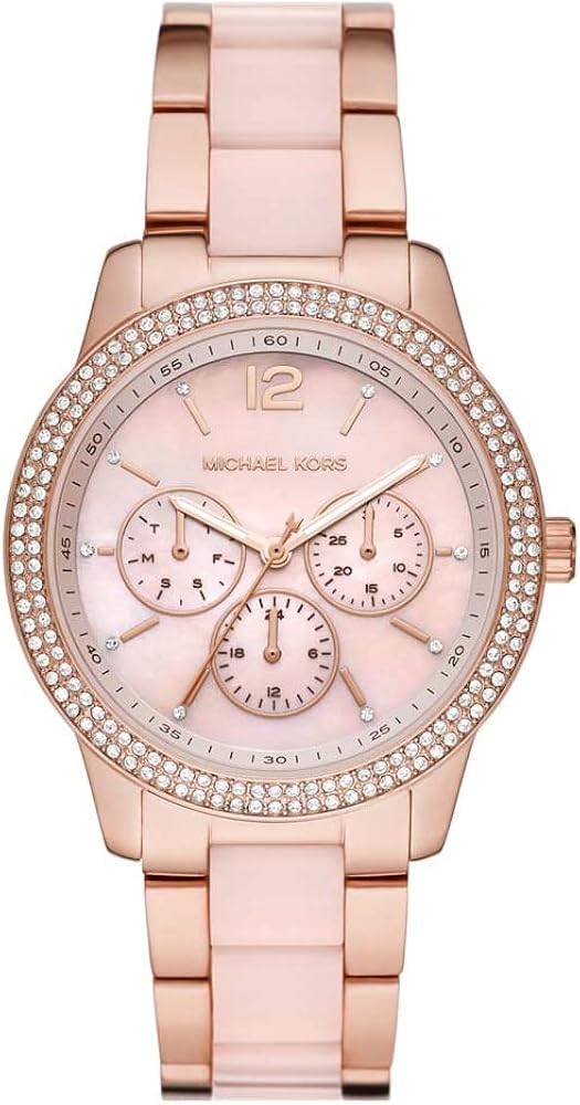 Michael Kors Tibby Multifunction Rose Gold Dial Rose Gold Steel Strap Watch For Women - MK6928 Buy Now By Michael Kors
