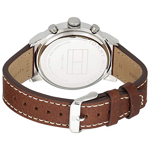Tommy Hilfiger Jake Multifunction White Dial Brown Leather Strap Watch for Men - 1791230 Buy Now By Tommy Hilfiger