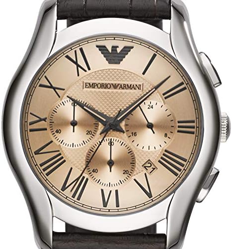 Emporio Armani Valente Chronograph Brown Dial Brown Leather Strap Watch For Men - AR1785 Buy Now By Emporio Armani