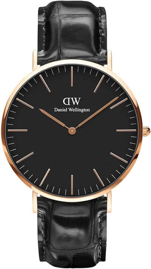 Daniel Wellington Classic Reading Black Dial Black Leather Strap Watch For Men - DW00100129 Buy Now By Daniel Wellington
