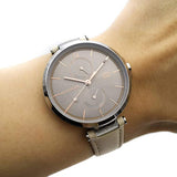 Tommy Hilfiger Angela Silver Dial Cream Leather Strap Watch for Women - 1782123 Buy Now By Tommy Hilfiger