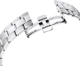 Swarovski Octea Lux Sport Chronograph Black Dial Silver Steel Strap Watch for Women - 5610520 Buy Now By Swarovski