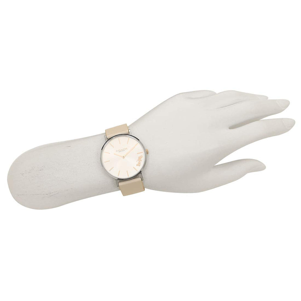 Coach Perry White Dial White Leather Strap Watch for Women - 14503117 Buy Now By Coach