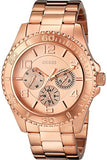 Guess BFF Multifunction Rose Gold Dial Rose Gold Steel Strap Watch for Women - W0231L4 Buy Now By Guess