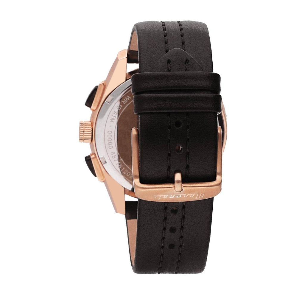 Maserati Traguardo Chronograph Blue Dial Brown Leather Strap Watch For Men - R8871612024 Buy Now By Maserati