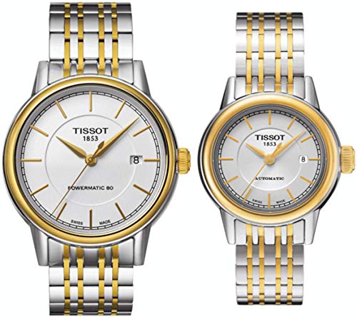 Tissot T Classic Carson Automatic White Dial Two Tone Steel Strap Watch for Men - T085.407.22.011.00 Buy Now By Tissot