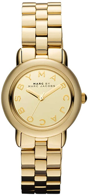 Marc Jacobs Marci Gold Dial Gold Steel Strap Watch for Women - MBM3174 Buy Now By Marc Jacobs