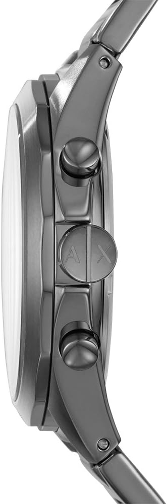 Armani Exchange Drexler Chronograph Grey Dial Grey Steel Strap Watch For Men - AX2603 Buy Now By Armani Exchange