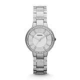 Fossil Virginia Silver Dial Silver Steel Strap Watch for Women - ES3282 Buy Now By Fossil