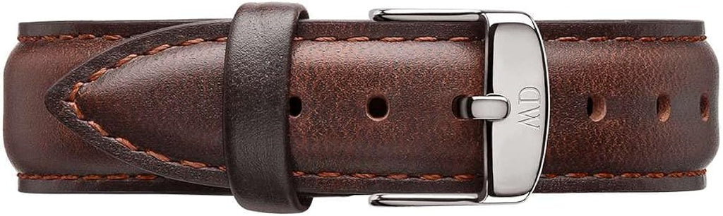 Daniel Wellington Classic Bristol White Dial Brown Leather Strap Watch For Women - DW00100056 Buy Now By Daniel Wellington