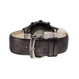 Emporio Armani Sportivo Black Dial Brown Leather Strap Watch For Men - AR2462 Buy Now By Emporio Armani