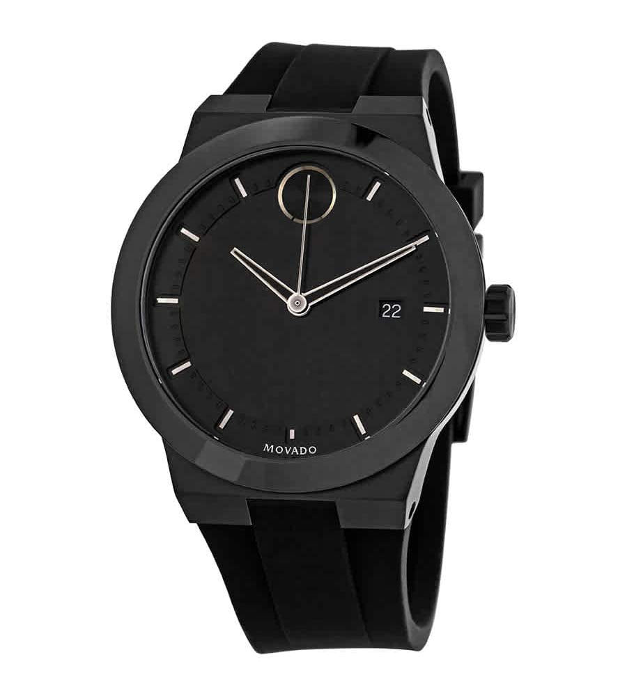 Movado Bold Fusion Black Dial Black Rubber Strap Watch for Men - 3600621 Buy Now By Movado