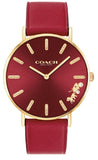 Coach Perry Red Dial Red Leather Strap Watch for Women - 14503867 Buy Now By Coach