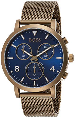 Hugo Boss Spirit Blue Dial Grey Mesh Bracelet Watch for Men - 1513693 Buy Now By Hugo Boss
