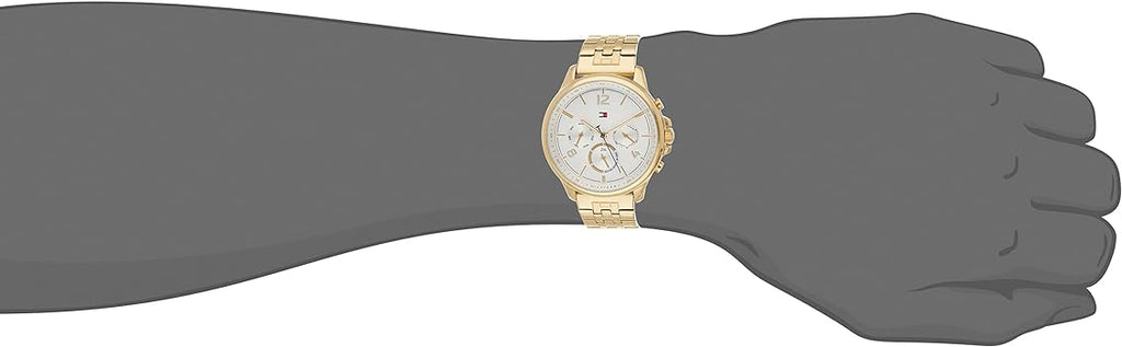 Tommy Hilfiger Harper Chronograph White Dial Gold Steel Strap Watch For Women - 1782223 Buy Now By Tommy Hilfiger