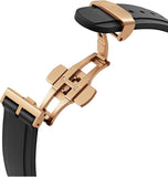 Daniel Wellington Iconic Motion Black Dial Black Rubber Strap Watch For Men - DW00100425 Buy Now By Daniel Wellington