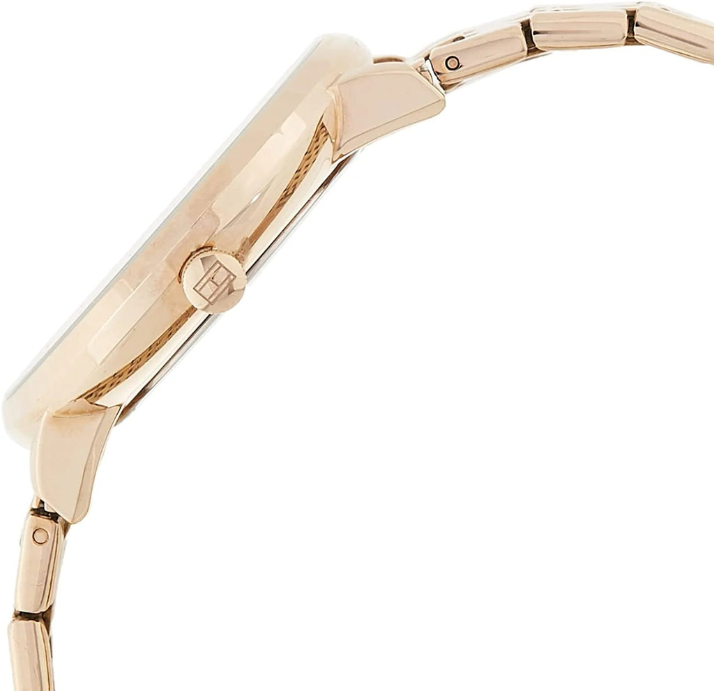 Tommy Hilfiger Jenna Quartz White Dial Rose Gold Steel Strap Watch for Women - 1782070 Buy Now By Tommy Hilfiger
