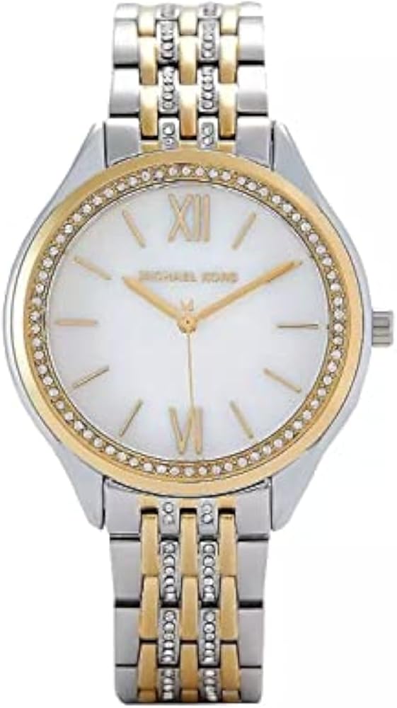 Michael Kors Mindy Three Hand White Dial Two Tone Steel Strap Watch For Women - MK7084 Buy Now By Michael Kors