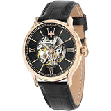 Maserati Epoca Automatic Skeleton Mechanical Black Watch For Men - R8821118001 Buy Now By Maserati