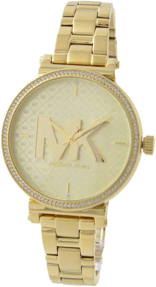 Michael Kors Sofie Quartz Gold Dial Gold Steel Strap Watch For Women - MK4334 Buy Now By Michael Kors