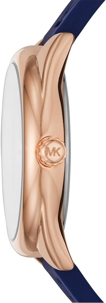 Michael Kors Janelle Three Hand Blue Dial Blue Rubber Strap Watch For Women - MK7140 Buy Now By Michael Kors