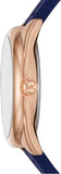 Michael Kors Janelle Three Hand Blue Dial Blue Rubber Strap Watch For Women - MK7140 Buy Now By Michael Kors
