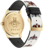 Gucci G Timeless Quartz White Dial White Leather Strap Watch For Women - YA1264109 Buy Now By Gucci