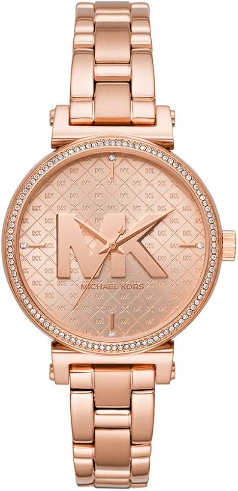 Michael Kors Sofie Quartz Rose Gold Dial Rose Gold Steel Strap Watch For Women - MK4335 Buy Now By Michael Kors