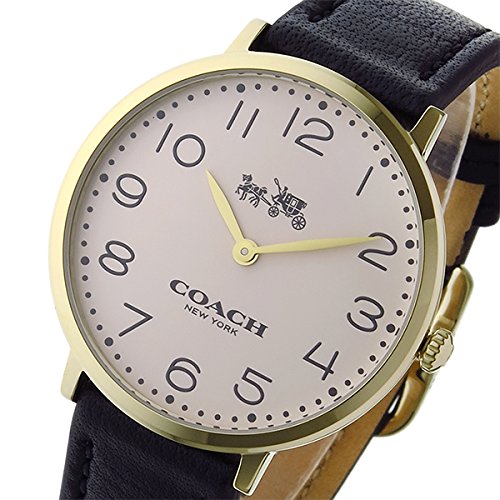 Coach Slim Easton White Dial Black Leather Strap Watch for Women - 14502683 Buy Now By Coach