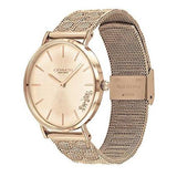 Coach Perry Rose Gold Dial Rose Gold Mesh Bracelet Watch for Women - 14503343 Buy Now By Coach