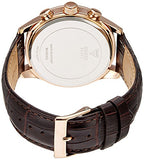 Guess Analog Chronograph Brown Dial Brown Leather Strap Watch For Men - W14052G2 Buy Now By Guess