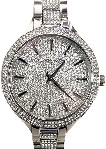 Michael Kors Runway Crystals Silver Dial Silver Steel Strap Watch for Women - MK3822 Buy Now By Michael Kors