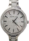 Michael Kors Runway Crystals Silver Dial Silver Steel Strap Watch for Women - MK3822 Buy Now By Michael Kors